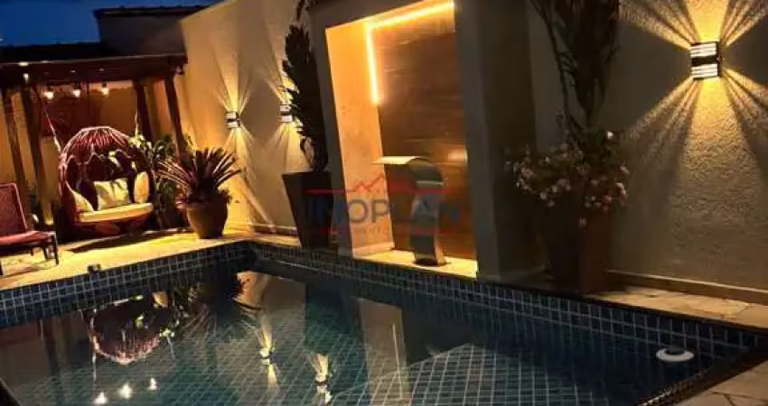 Linda casa térrea á venda com 3 dormitórios -piscina -5 vagas -atibaia-sp