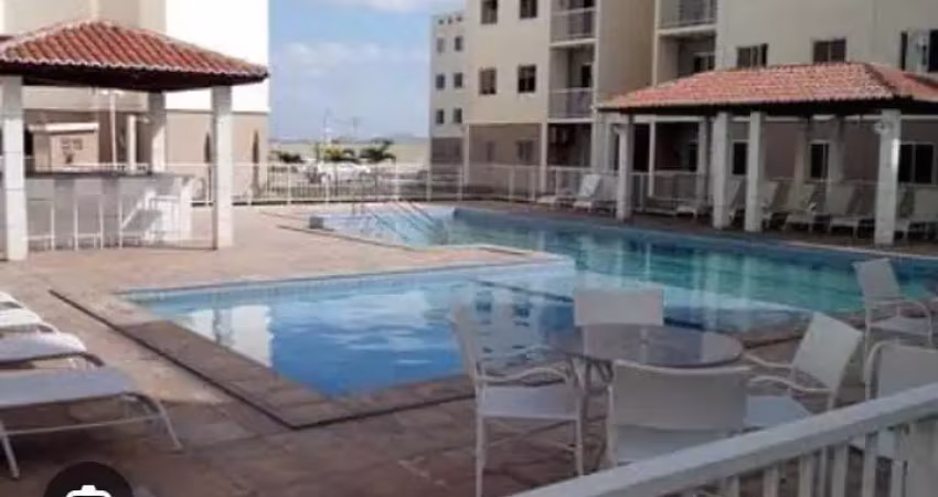 Excelente oportunidade de apartamento todo mobiliado para financiamento, área de lazer completa com piscina ampla, condomínio com área comum todo arborizado, condomínio dispõe de um salão de festas, b