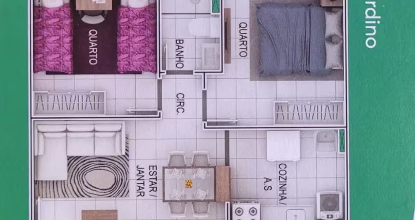 Apartamento com 2 quartos à venda na Rua Luís Gonzaga dos Santos, 44, Pajuçara, Maracanaú