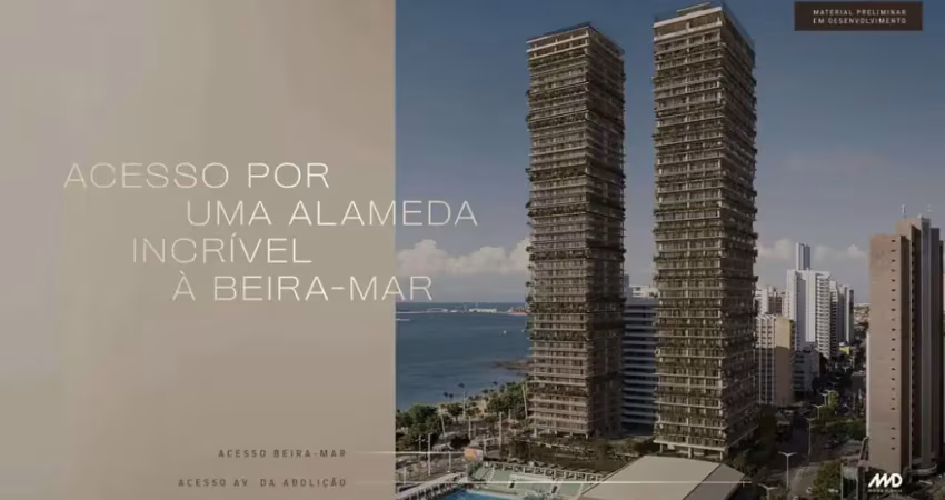 Apartamento para investidor na avenida abolição beira mar