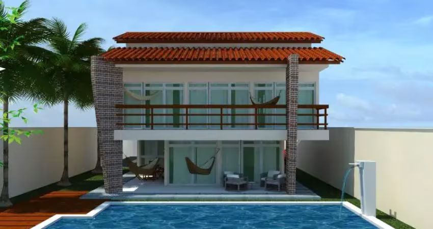 Vende - se casa de alto padrão na praia da taiba e próximo a lagoa do kite