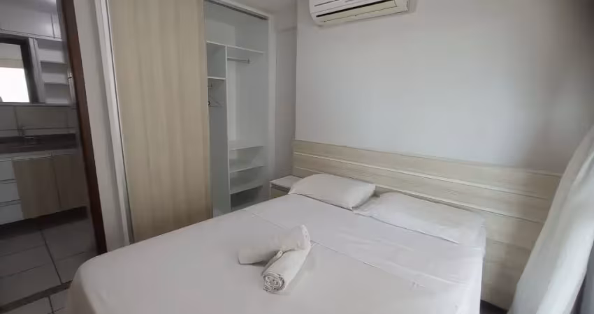 Apartamento mobiliado a 50 metros da praia de iracema para investimento