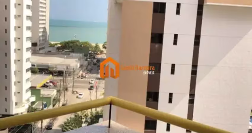 Apartamento com 2 quartos no meireles com vista mar apenas 250 metros da av. beira mar