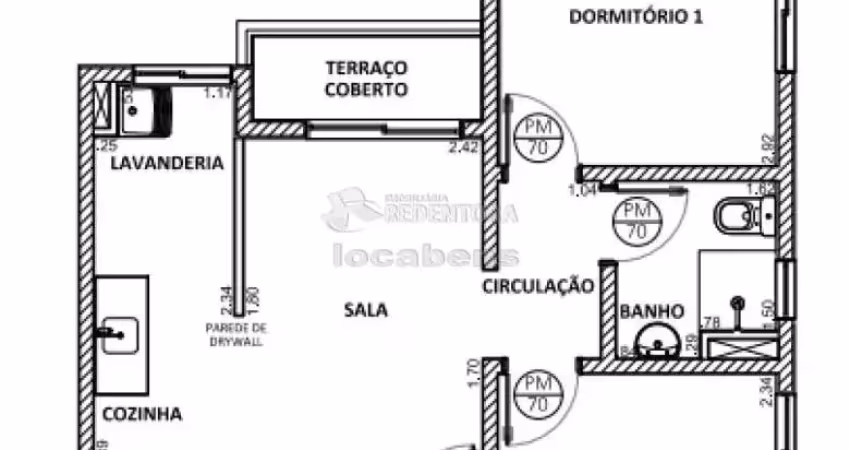 Apartamento com 2 quartos à venda no Jardim Alice, São José do Rio Preto 