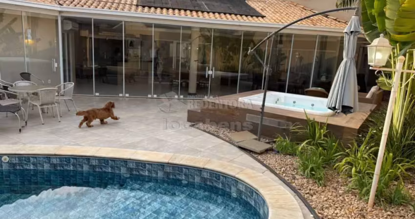 Casa em condomínio fechado com 5 quartos à venda no Parque Residencial Damha, São José do Rio Preto 