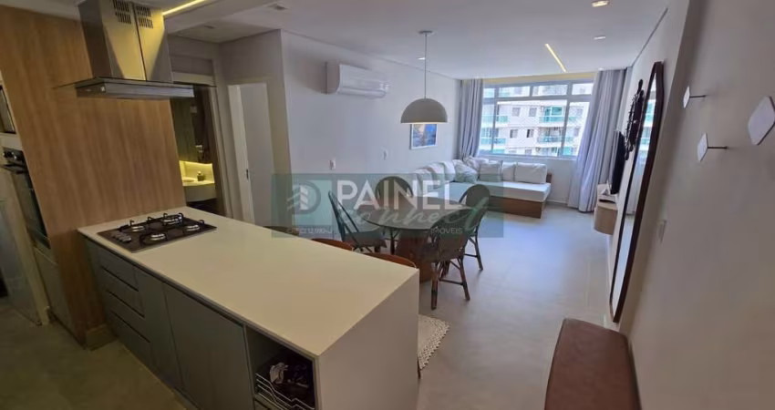 Apartamento à venda em Pitangueiras no Guarujá com 1 dormitório porteira fechada