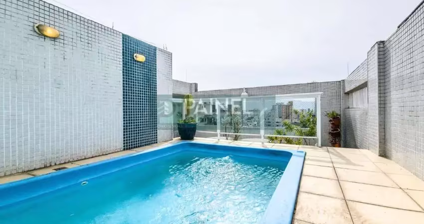 Cobertura à venda no Embaré Santos, 3 dorms, 255m², R$1,9 mi