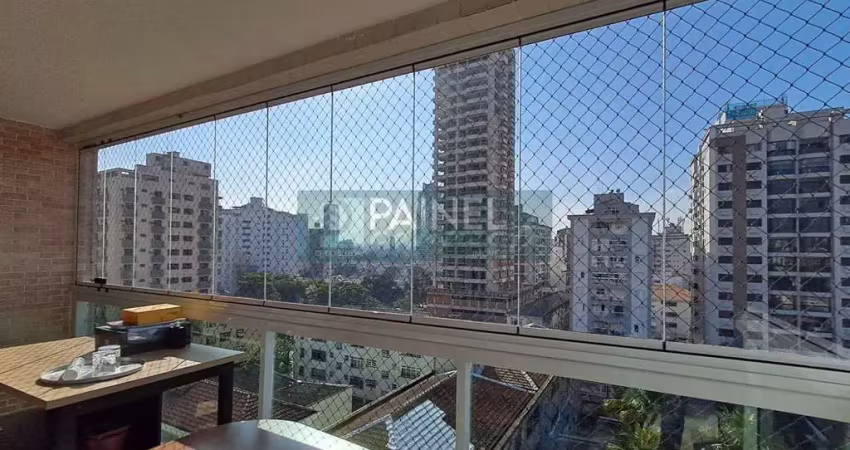 Apartamento 3 dorms na ponta da praia, santos lazer-locação