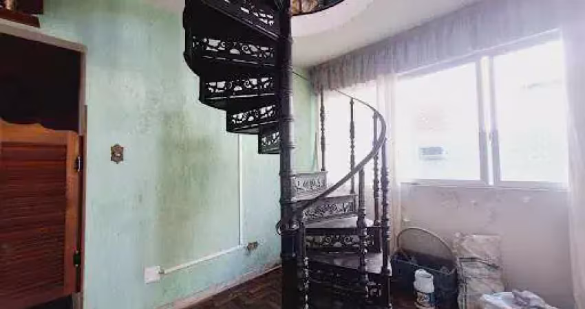 Cobertura em itararé - são vicente: 300m², 3d + dep, r$6500