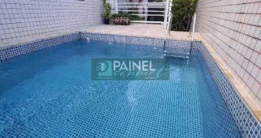 Triplex no embaré: piscina, 4 quartos, lazer e churrasqueira