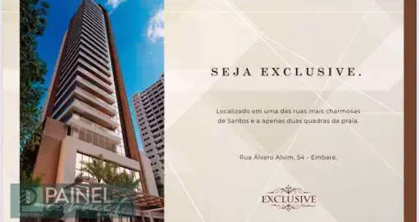 Luxuoso apartamento em embaré, santos - 244m², 3 suítes
