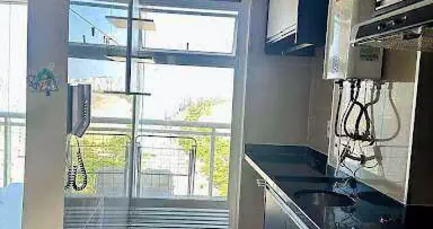 Apartamento em josé menino - 70m², vista para a praia