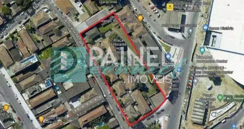 Terreno comercial para alugar na Avenida Rei Alberto I, Ponta da Praia, Santos