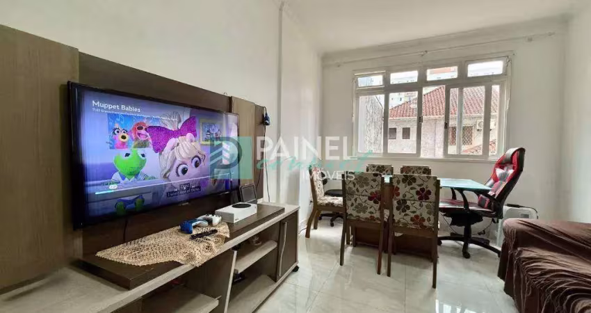 Apartamento à venda, 2 quartos, 1 suíte, 1 vaga, campo grande - santos/sp
