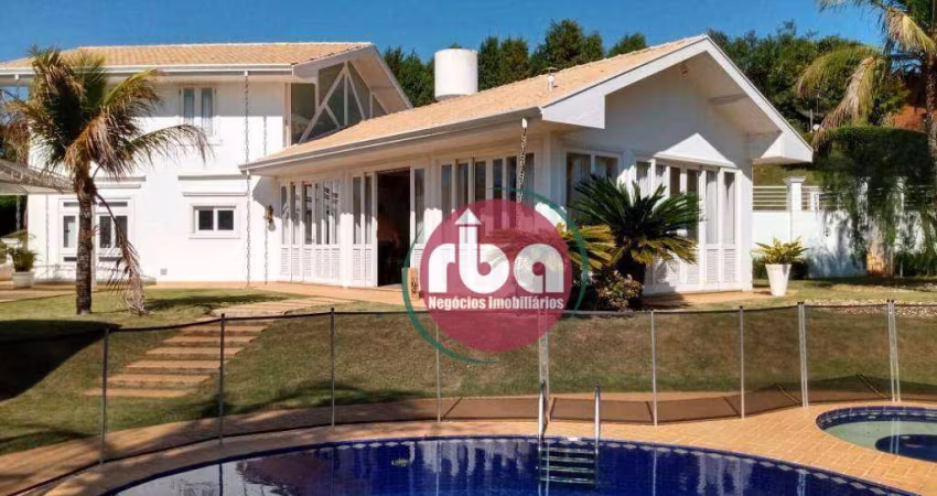 Lindo imóvel térreo com 5 suítes e acabamento premium no Condomínio Fazenda Vila real em Itu