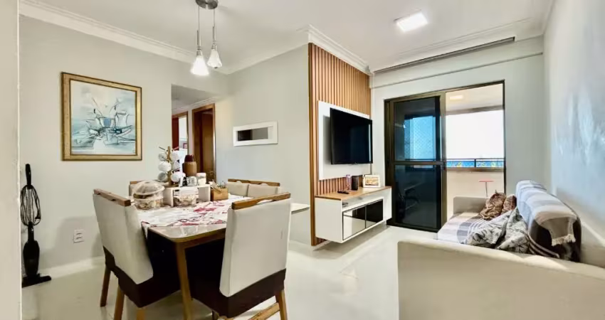 Piatã  - apartamento à venda - 3/4 com suíte - nascente - 74m2 - 2 vagas de garagem -