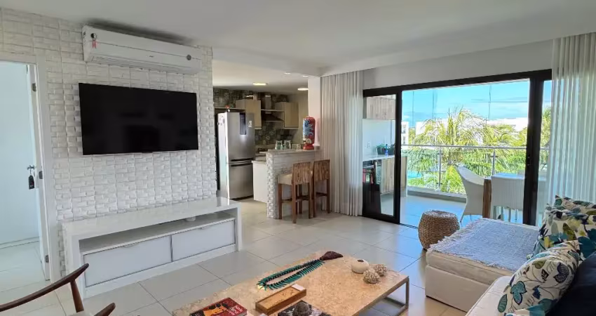 Iberostar - à venda- mediterrâneo 2 - 2/4 - 1 suíte - 86 m² - vista mar e lagoa - mobiliado- 2 vagas