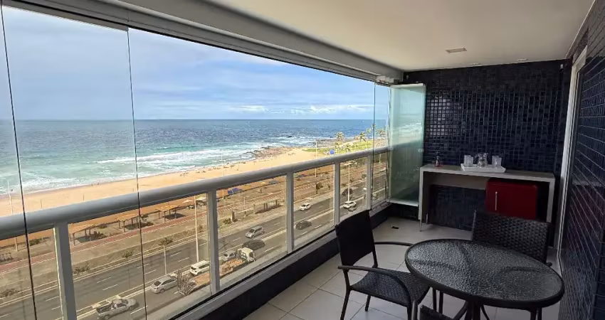 Jardim armação - suítes residence - 1/4 e sala - vista mar - mobiliado - 61 m² - armários - nascente
