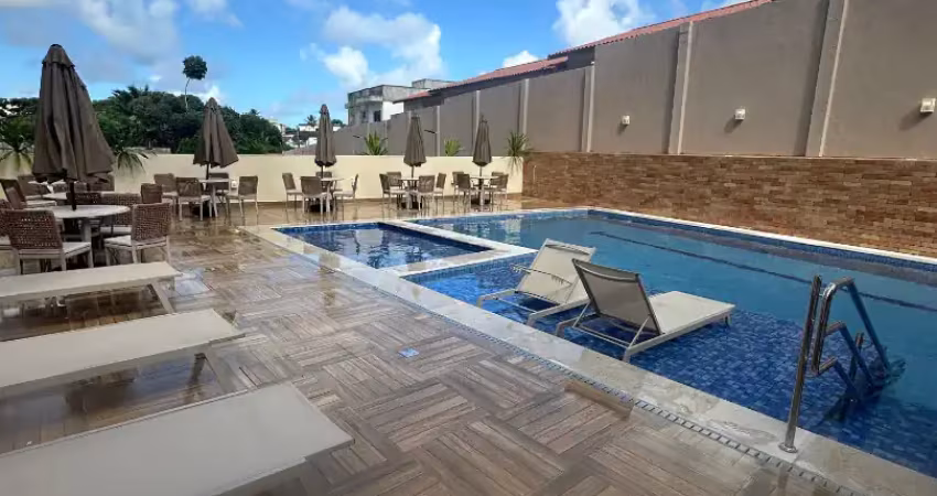 Oportunidade | terraço cabula - 2/4 - 1 suíte - porcelanato - vista para área de preservação - 1 vaga