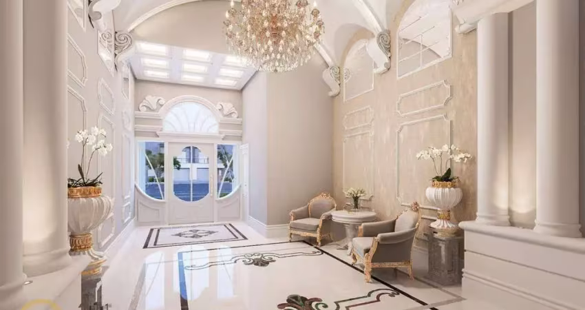 4 suítes em um empreendimento surpreendentemente luxuoso - 50 metros do mar com uma ampla vista