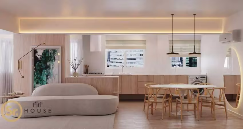 Apartamento com 2 dormitórios à venda, 76 m² por r$ 1.090.000,00 - centro - balneário camboriú/sc