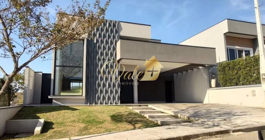 Casa de alto padrão à venda em condomínio no Condomínio Terras do Vale em Caçapava-SP: 3 quartos, 1 suíte, 3 salas, 2 vagas de garagem, 150m² de área.