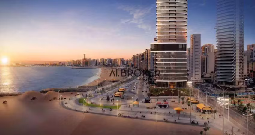 Na beira mar apartamento com 4 dormitórios à venda, 509 m² por r$ 14.950.000 - meireles - fortaleza/ce