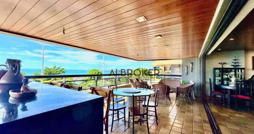 Na Beira Mar  Apartamento com 4 dormitórios à venda, 360 m² por R$ 4.500.000 - Meireles - Fortaleza/CE