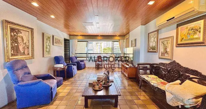 Na beira mar apartamento com 4 dormitórios à venda, 360 m² por r$ 4.500.000 - meireles - fortaleza/ce