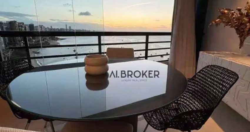 Na Beira Mar Apartamento com 1 dormitório à venda, 67 m² por R$ 1.000.000 - Mucuripe - Fortaleza/CE