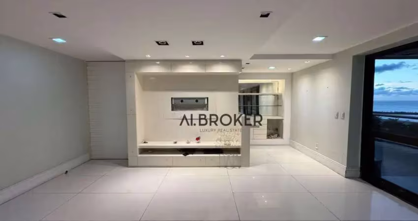 Na beira mar  apartamento com 4 dormitórios à venda, 360 m² por r$ 4.390.000 - meireles - fortaleza/ce