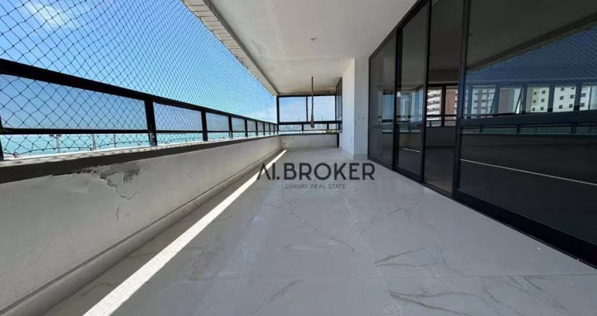 Na Beira Mar Apartamento com 3 dormitórios à venda, 320 m² por R$ 2.100.000 - Praia de Iracema - Fortaleza/CE