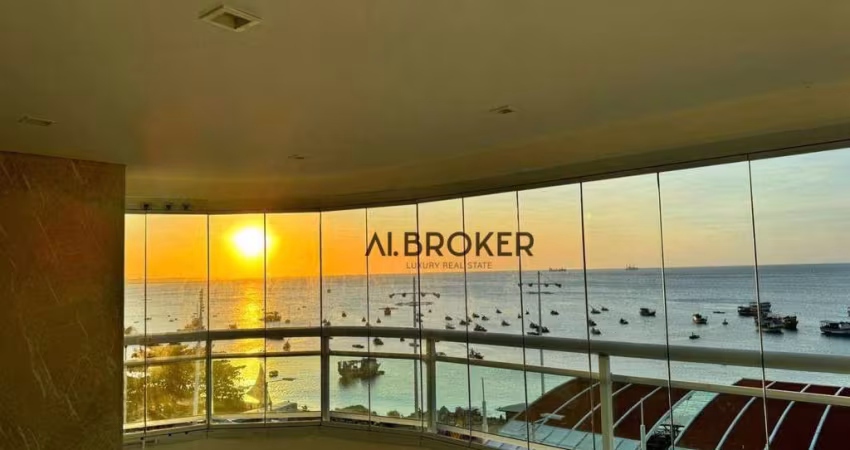 Na Beira Mar Apartamento com 3 dormitórios à venda, 220 m² por R$ 2.990.000 - Mucuripe - Fortaleza/CE