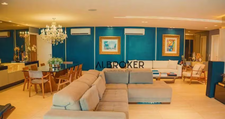 No meireles  apartamento com 4 dormitórios à venda, 264 m² por r$ 3.500.000 - meireles - fortaleza/ce