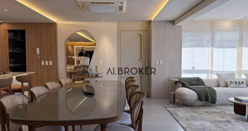 Porteira fechada apartamento com 4 dormitórios à venda, 186 m² por r$ 2.290.000 - mucuripe - fortaleza/ce