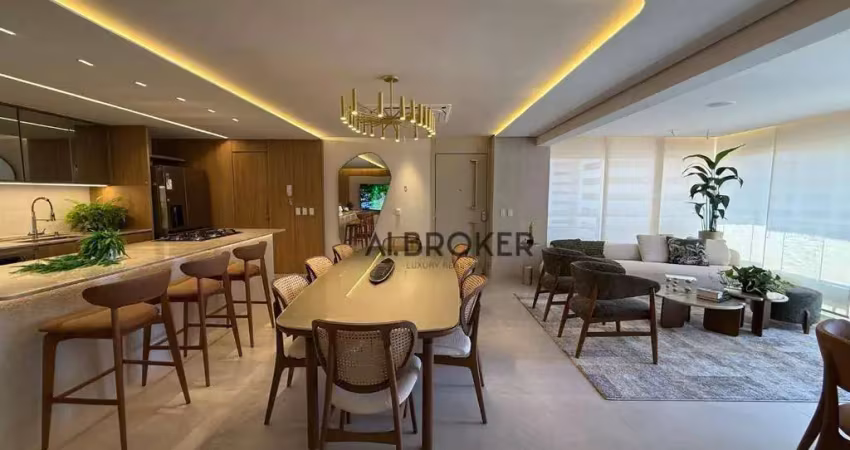 Porteira fechada apartamento com 4 dormitórios à venda, 186 m² por r$ 2.250.000 - mucuripe - fortaleza/ce