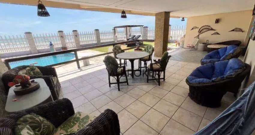 Frente Mar Casa com 6 dormitórios à venda, 450 m² por R$ 880.000 - Caponga - Cascavel/CE
