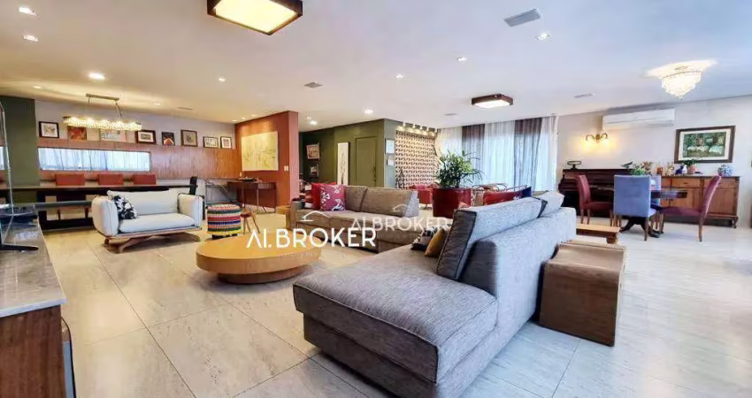 Porteira Fechada Cobertura com 5 dormitórios à venda, 600 m² por R$ 4.800.000 - Meireles - Fortaleza/CE