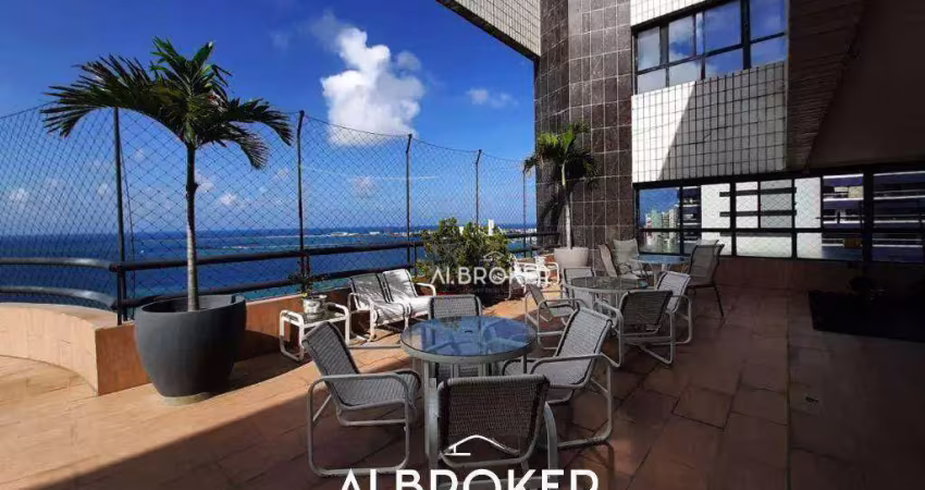 Na Beira Mar Cobertura com 5 dormitórios à venda, 650 m² por R$ 9.000.000 - Meireles - Fortaleza/CE