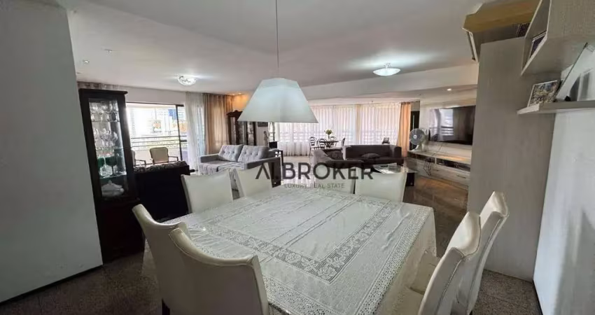 No meireles apartamento com 4 dormitórios à venda, 258 m² por r$ 2.200.000 - meireles - fortaleza/ce