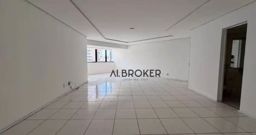 No meireles apartamento com 3 dormitórios à venda, 193 m² por r$ 750.000 - meireles - fortaleza/ce
