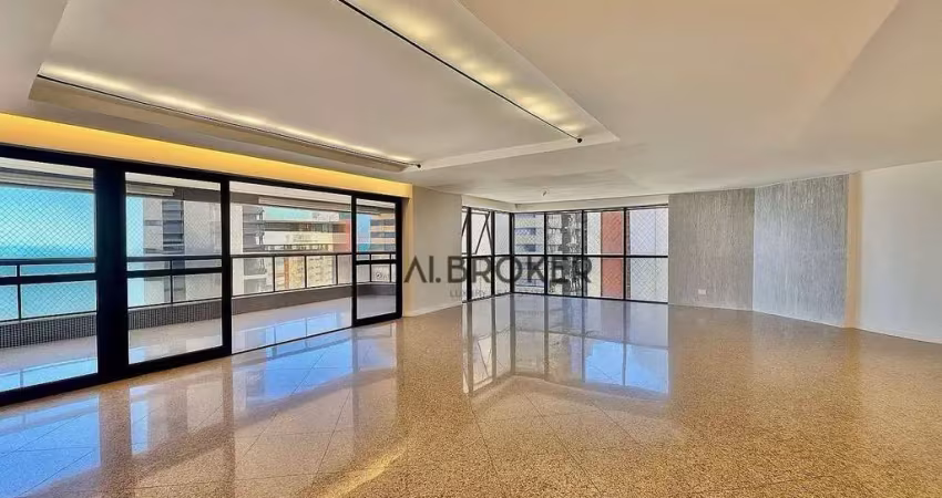 Apartamento com 4 dormitórios à venda, 400 m² por r$ 4.900.000,00 - mucuripe - fortaleza/ce
