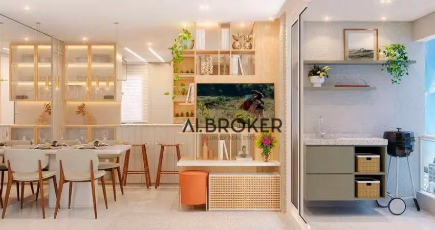Apartamento com 3 dormitórios à venda, 60 m² por r$ 349.990,00 - praia do futuro - fortaleza/ce