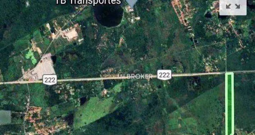 Terreno à venda, 110000 m² por r$ 5.500.000,00 - genipabu - caucaia/ce