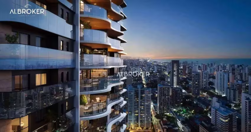 Apartamento com 3 dormitórios à venda, 163 m² por r$ 2.600.000,00 - aldeota - fortaleza/ce