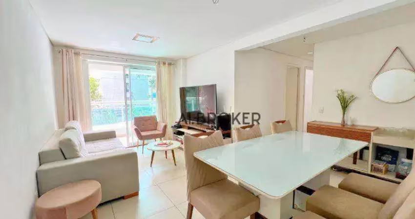 Praça luiza távora apartamento com 3 dormitórios à venda, 94 m² por r$ 865.000 - meireles - fortaleza/ce