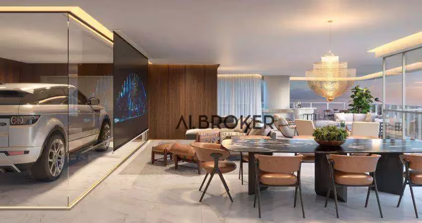 Andar alto apartamento com 4 dormitórios à venda, 368 m² por r$ 6.800.000 - meireles - fortaleza/ce