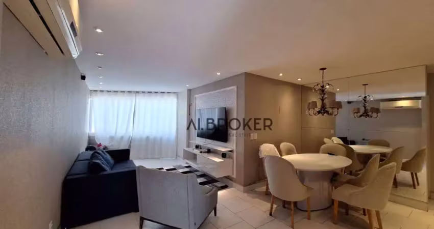 Apartamento com 2 dormitórios para alugar, 80 m² por r$ 5.360,00/mês - mucuripe - fortaleza/ce