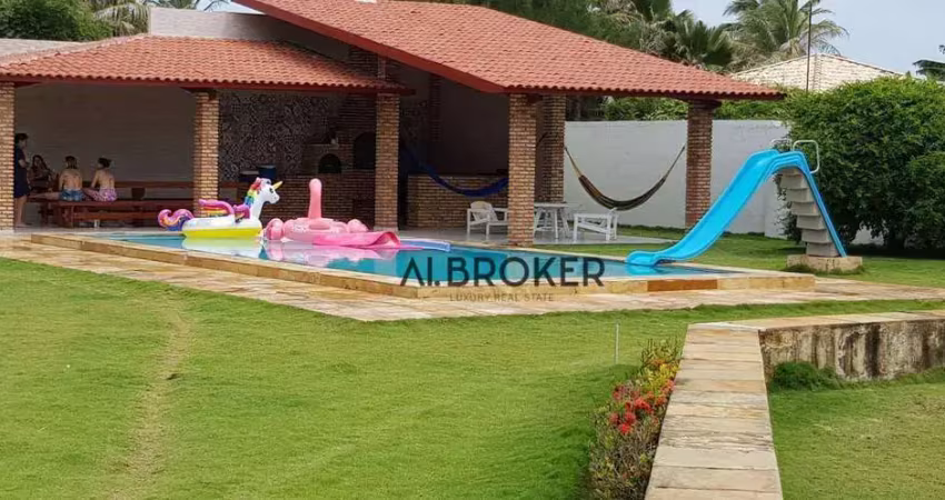 Paria do cumbuco casa com 4 dormitórios à venda, 450 m² por r$ 1.500.000 - praia de cumbuco - caucaia/ce