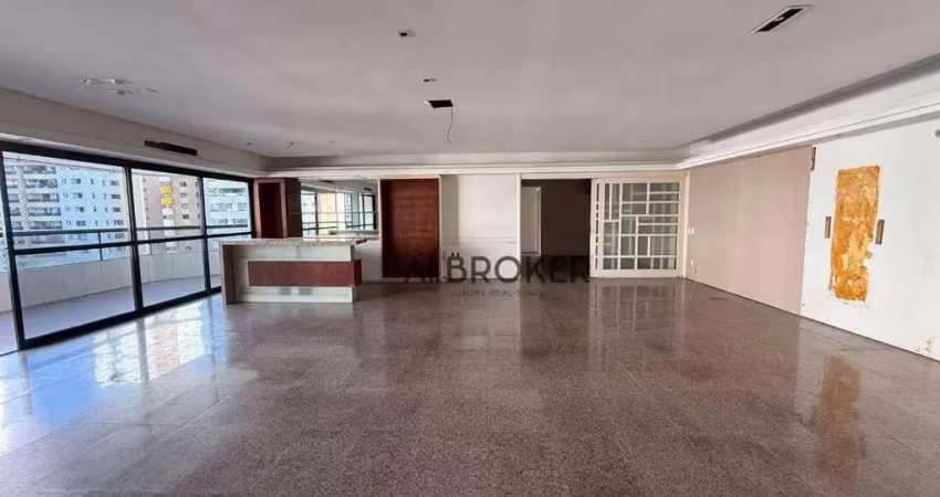 No meireles apartamento com 3 dormitórios à venda, 311 m² por r$ 1.500.000 - meireles - fortaleza/ce